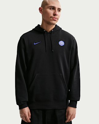 Мужское худи Inter Milan Club Nike Soccer French Terry Pullover Hoodie