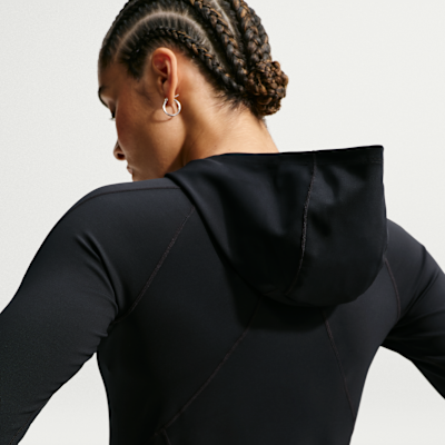 Nike Universa Dri-FIT Dar Kapüşonlu Uzun Kollu Kadın Üstü görsel 2