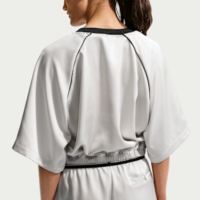 Nike Sportswear Oversize Saten Kadın Üstü görsel 2
