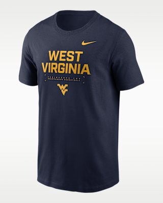 Мужская футболка West Virginia Courtside Basketball Nike Dri-FIT College для баскетбола