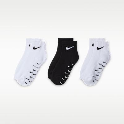 Calcetines antideslizantes para niños talla pequeña Nike (3 pares)
