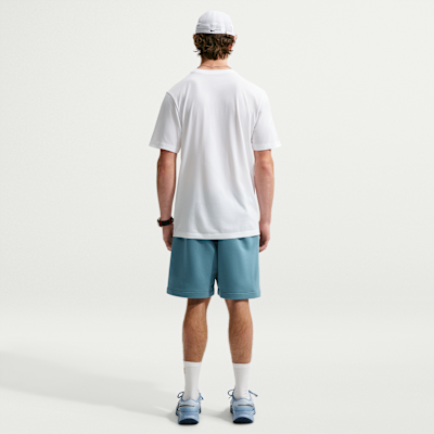 NikeCourt Heritage Dri-FIT Fleece Erkek Tenis Şortu görsel 5