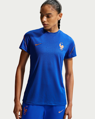Женские шорты FFF Strike Nike Soccer Dri-FIT Short-Sleeve Top