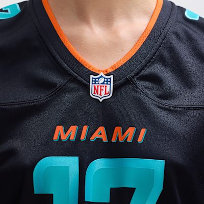 Jersey Nike de la NFL Game para mujer Jaylen Waddle Miami Dolphins Rivalries Collection
