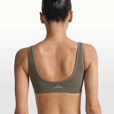 Γυναικείος στηθόδεσμος με μικρή στρογγυλή λαιμόκοψη NikeSKIMS Ribbed Seamless