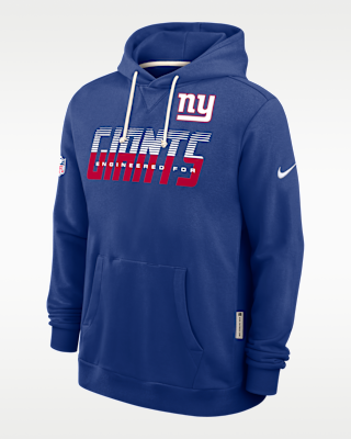 Мужское худи New York Giants Sideline Standard Issue Nike Dri-FIT NFL Pullover Hoodie