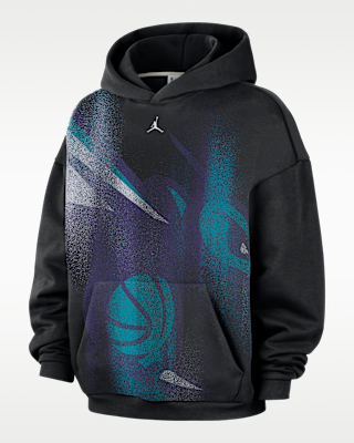 Мужское худи Charlotte Hornets Standard Issue NBA Nike Fleece Basketball Hoodie для баскетбола
