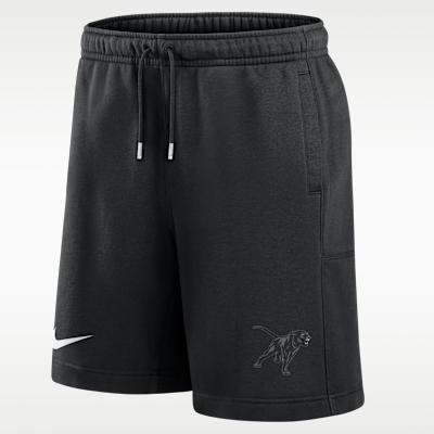 nike double swoosh shorts black
