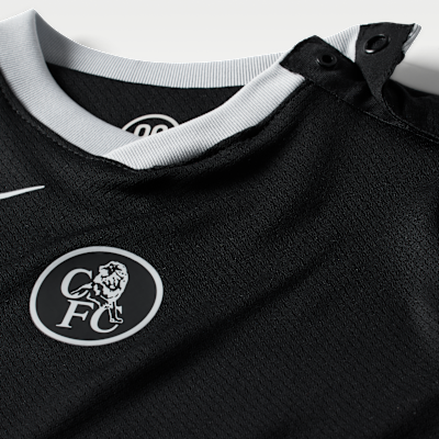 Chelsea FC 2025/26 Stadium Third Nike Total 90 Football Replica-sæt i tre dele til babyer/småbørn