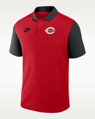 Cincinnati Reds Cooperstown Victory Men's Nike Dri-FIT MLB Polo