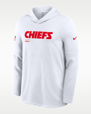 Мужские  Kansas City Chiefs Pure Fury Sideline Nike Dri-FIT NFL Long-Sleeve Hooded Top