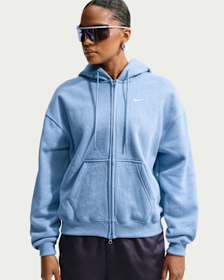 Женское худи Nike Studio Fleece Medium Weight Oversized Full-Zip Hoodie