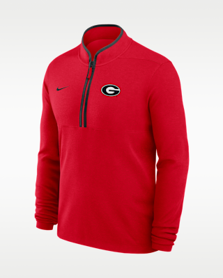 Мужские Georgia Courtside Nike Dri-FIT College Half-Zip Top