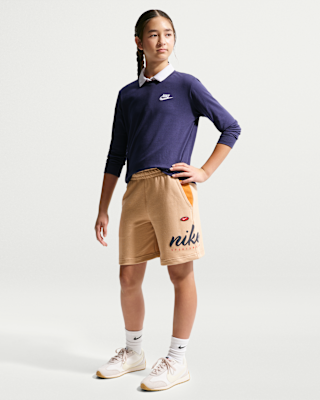 Детские шорты Nike Sportswear Club Big Kids' French Terry Shorts