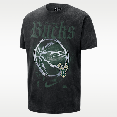 T-shirt Max90 Milwaukee Bucks Courtside "Halloween" Nike NBA – Uomo