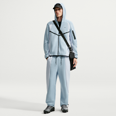 Nike Tech Renk Bloklu Açık Paçalı Fleece Erkek Eşofman Altı