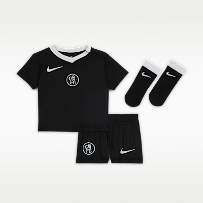 Chelsea FC 2025/26 Stadium Third Nike Total 90 Football Replica-sæt i tre dele til babyer/småbørn