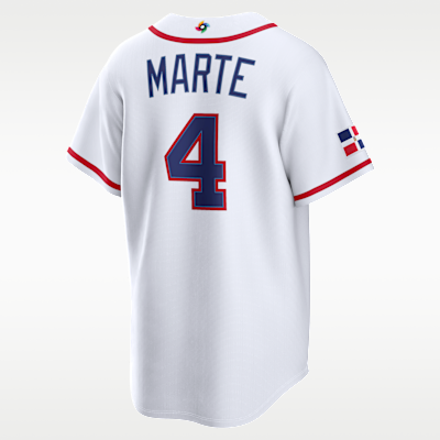 Jersey Nike Stadium para hombre Ketel Marte Dominican Republic National Baseball Team 2026 World Baseball Classic