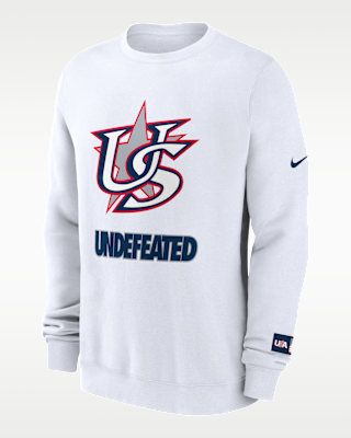 Мужские  USA Baseball 2026 World Baseball Classic Complex Undefeated Nike Pullover Crew