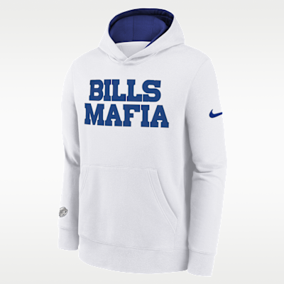Buffalo Bills Rivalry Club Big Kids' Nike NFL Pullover Hoodie