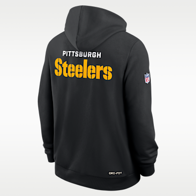 Pittsburgh Steelers Initial Home Sideline Men's Nike Dri-FIT NFL Pullover Hoodie