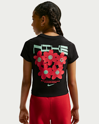 Детская футболка Nike Sportswear Big Kids' (Girls') Slim Cropped