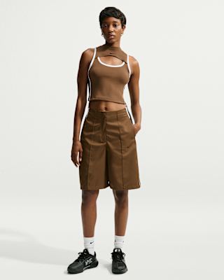 Naomi Osaka Women's Loose Mid-Rise Shorts
