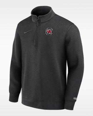Мужские  South Carolina Coaches Nike Dri-FIT College Long-Sleeve 1/2-Zip Top