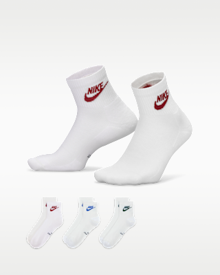 Unisex носки Nike Everyday Elevated Ankle Socks (3 Pairs)