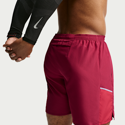 Nike Miler Dri-FIT 2'si 1 Arada 18 cm Erkek Koşu Şortu görsel 3