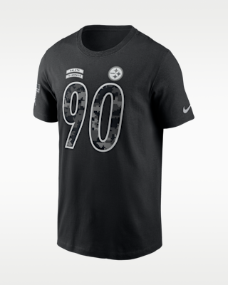 Мужская футболка T.J. Watt Pittsburgh Steelers Salute to Service Nike NFL
