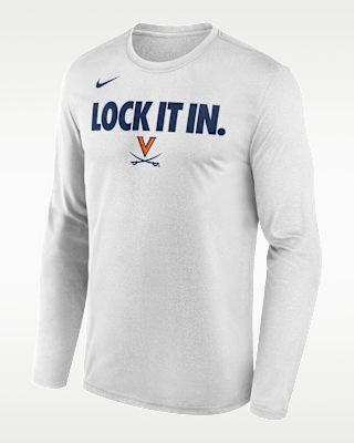 Мужская футболка Virginia 2026 On-Court Bench Nike Dri-FIT College Long-Sleeve