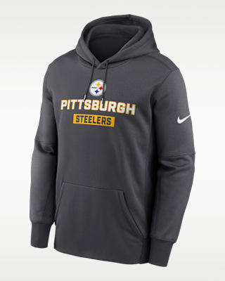 Мужское худи Pittsburgh Steelers Toss Sweep Men’s Nike Therma NFL Pullover Hoodie
