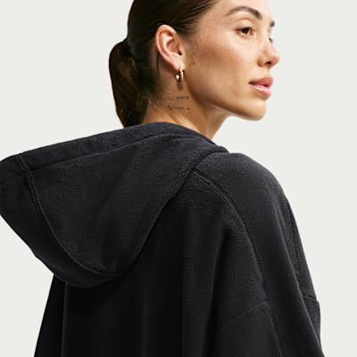 Nike One Therma-FIT Bol Kesimli Kapüşonlu Kadın Sweatshirt'ü görsel 2