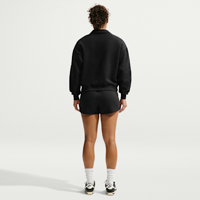 NikeCourt Court Koleksiyonu Uzun Kollu Fleece Kadın Tenis Üstü görsel 5