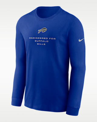 Мужская футболка Buffalo Bills Team Issue Nike Dri-FIT NFL Long-Sleeve