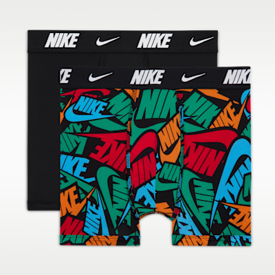 Nike Big Kids' Dri-FIT Printed Boxer Briefs (2-Pack)