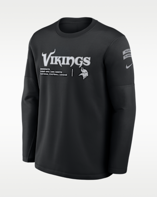 Мужские  Minnesota Vikings Salute to Service Sideline Coaches Nike NFL Pullover Crew