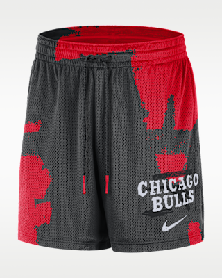 Мужские шорты Chicago Bulls Courtside Jordan Dri-FIT NBA Mesh Practice Shorts