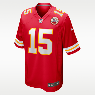 Jersey de juego Nike para hombre Patrick Mahomes Kansas City Chiefs