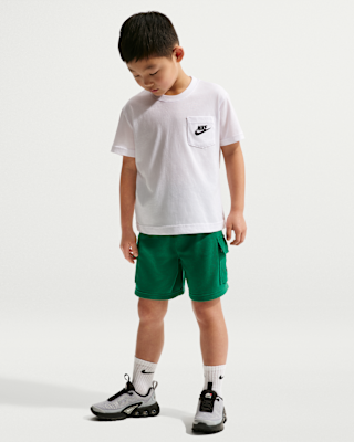 Детская футболка Nike Sportswear Little Kids' Pocket and French Terry Shorts Set
