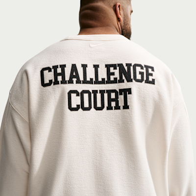 Nike Club Rules Fransız Havlu Kumaşı Crew Yakalı Erkek Sweatshirt'ü görsel 8