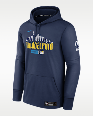 Мужское худи Philadelphia Phillies Authentic Collection City Connect Nike Therma MLB Pullover Hoodie