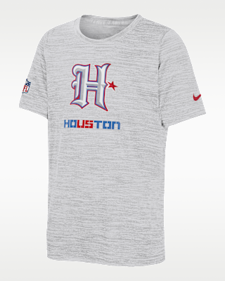 Детская футболка Houston Texans Rivalries Collection Sideline Velocity Big Kids' Nike Dri-FIT NFL