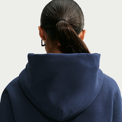 Nike Studio Fleece Orta Kalınlıkta Kapüşonlu Kadın Sweatshirt'ü görsel 2