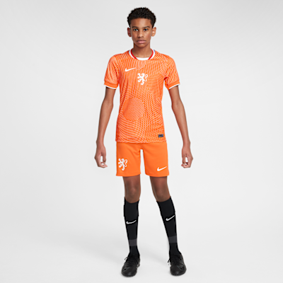 Netherlands 2025 Stadium Home (Women's Team) Big Kids' Nike Dri-FIT Soccer Replica Jersey