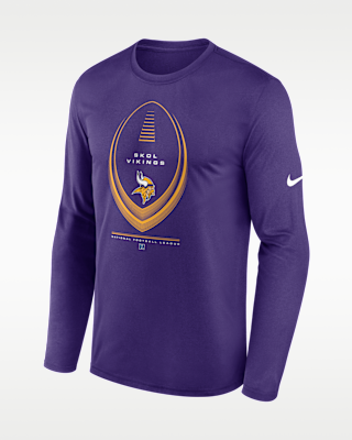 Мужская футболка Minnesota Vikings Legend Icon Nike Dri-FIT NFL Long-Sleeve