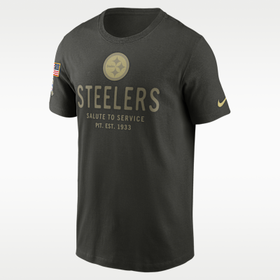 Playera Nike Dri-FIT de la NFL para hombre Pittsburgh Steelers Salute to Service Sideline Primary Edge