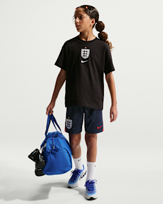 Детские шорты England 2026 Stadium Away Big Kids' Nike Soccer Dri-FIT Replica Shorts