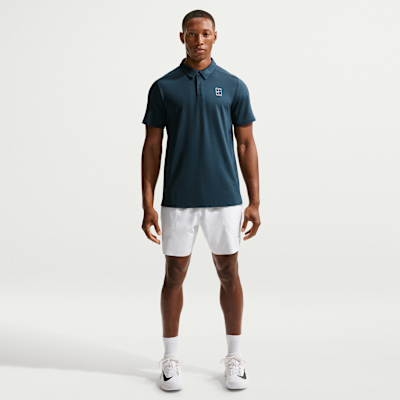 NikeCourt Advantage Dri-FIT Erkek Tenis Polo Üstü görsel 4